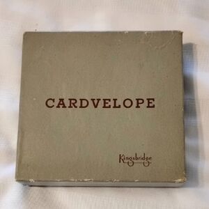Vintage Kingsbridge Cardvelope Cards & Wallet With 2 sets Of New Cards